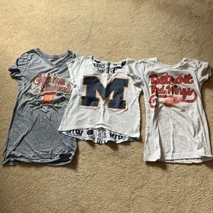3 Michigan/Detroit tees